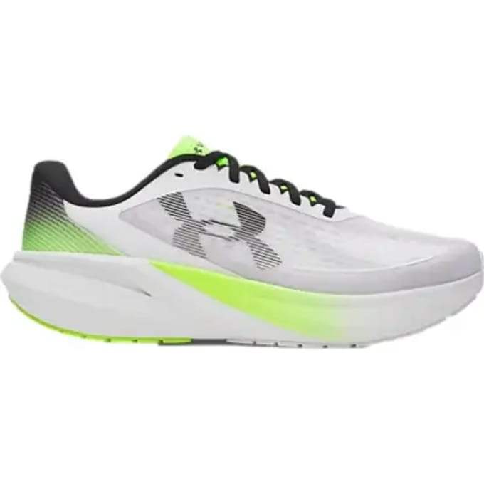 Under Armour Velociti Pace Neutrale schoen Heren-wit, geel