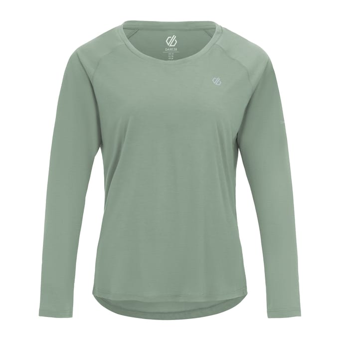 Dare 2B Dames Serenity Langetermijn T-Shirt (Glacier Groen)