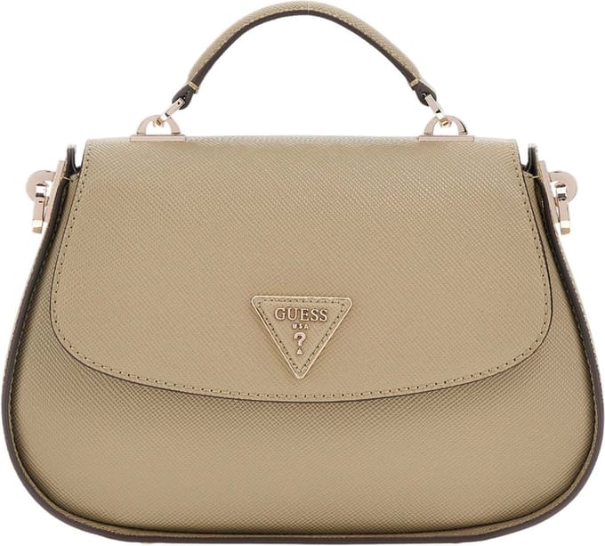 GUESS Handtas Schoudertas Eco Gloriana Girlfriend Satchel Bag Sage Kaki