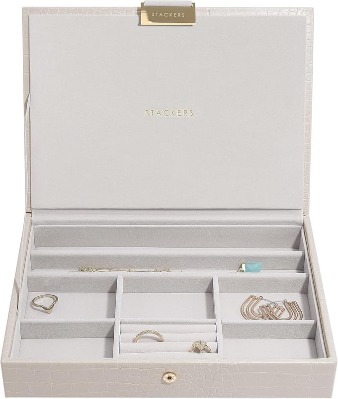 Medium Juwelenbox met Deksel - Organiseer je Sieraden