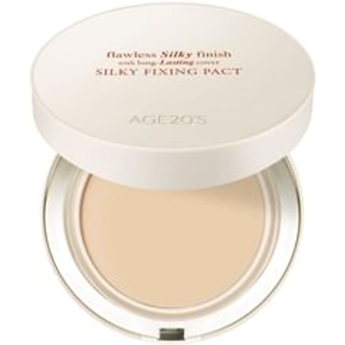 AGE20'S - Silky Fixing Pact Set - 2 Colors #23 Medium Beige