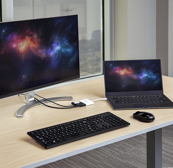 StarTech.com USB-C Aan 4K HDMI Multifunction AV / multimedia paneel with Stroom Delivery and USB-A Port