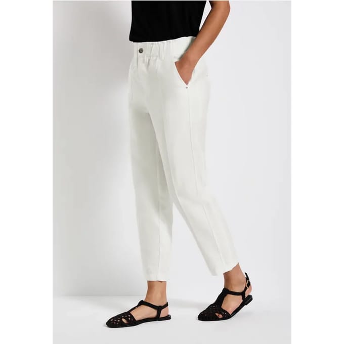 Paperbag broek in casual pasvorm