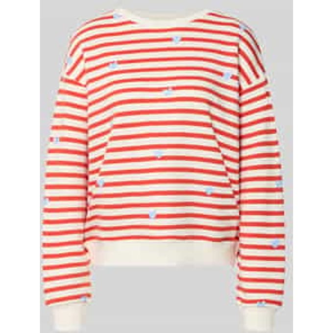 sweatshirt in all-over look
