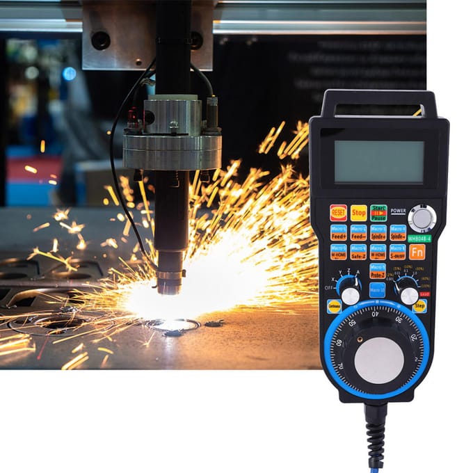 Handbediende bekabelde besturing Elektronisch handwiel voor CNC graveermachine Mach3 systeem