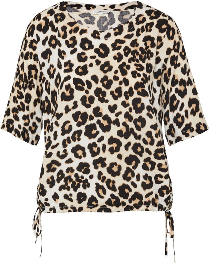 Chemisier blouse met verstelbare zoom voor dames s.Oliver