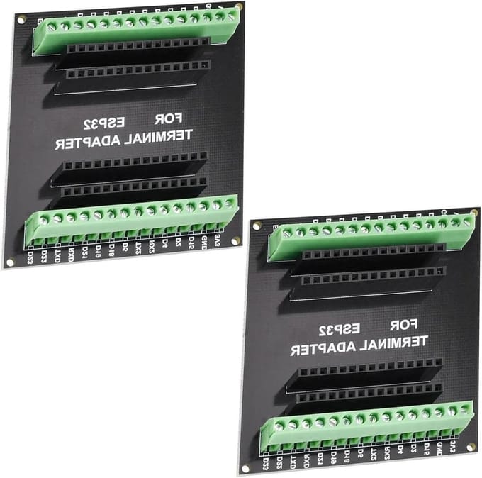 By shayne - ESP32 Breakout Board - Microcontroller - Dubbellaagse printplaat - 30PIN - WiFi en Bluetooth - Geschikt voor Arduino - 2 stuks