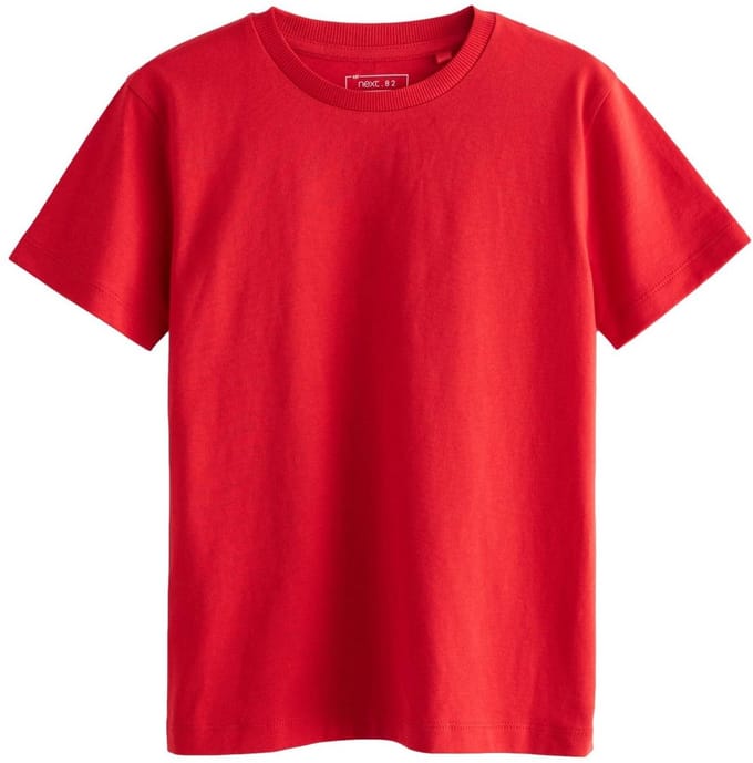 Next - Jongens - T-shirt met korte mouwen standaard pasvorm - Rood