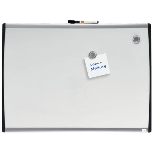 Nobo Whiteboard Met Gewelfde Lijst 58.5 x 43cm - Inclusief Whiteboard Accessoires -Wit
