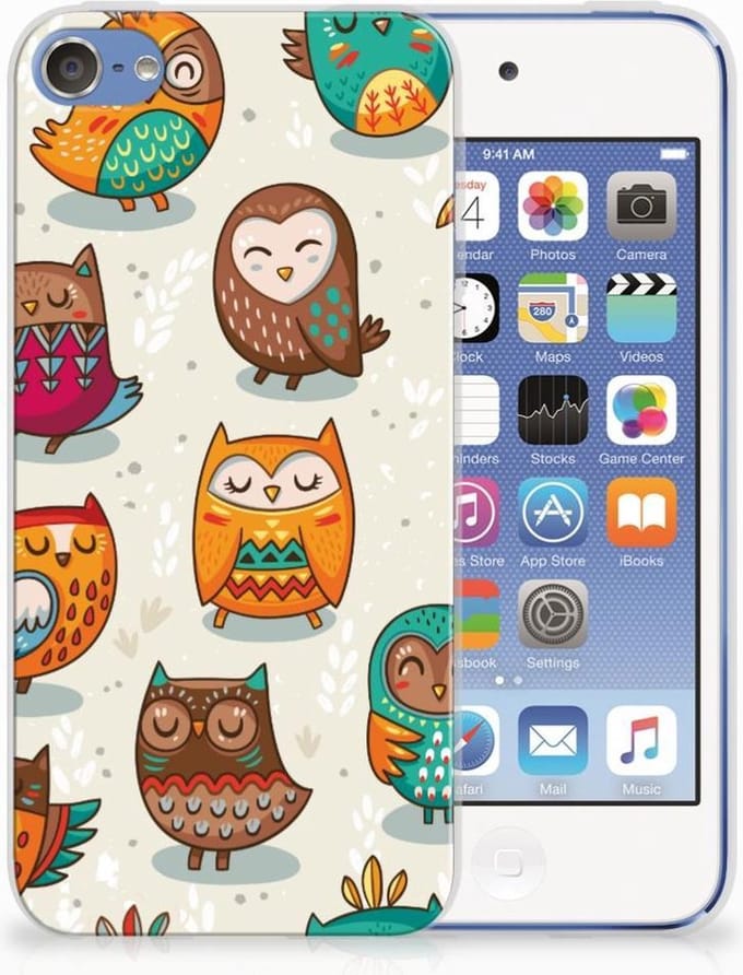Apple iPod Touch 5 | 6 TPU Hoesje Vrolijke Uilen