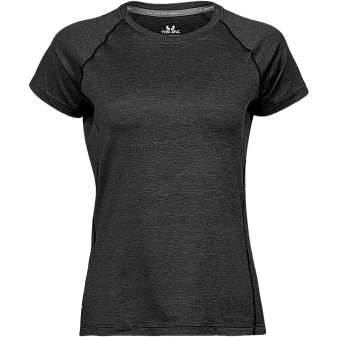 Tee Jays - Women´s CoolDry Tee - Black Melange - S