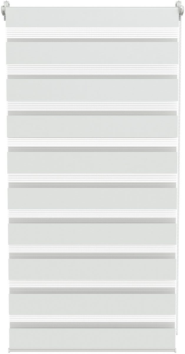 ACXIN Zebra Rollo Klemmfix - Zonder Boren - Lichtdoorlatend en Verduisterend - 80x150cm Wit