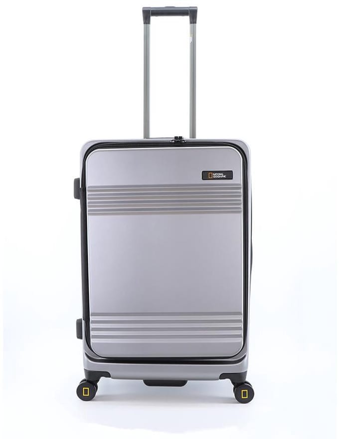 National Geographic Lodge Uitbreidbare Harde Reiskoffer 67,8 cm Medium Zilver - Zilver / Medium