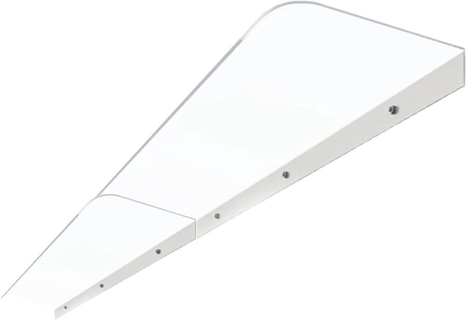 Deurluifel - Regenscherm Raam - Bescherming Buiten - Geluidsisolerend Polycarbonaat - 150 cm - Transparant