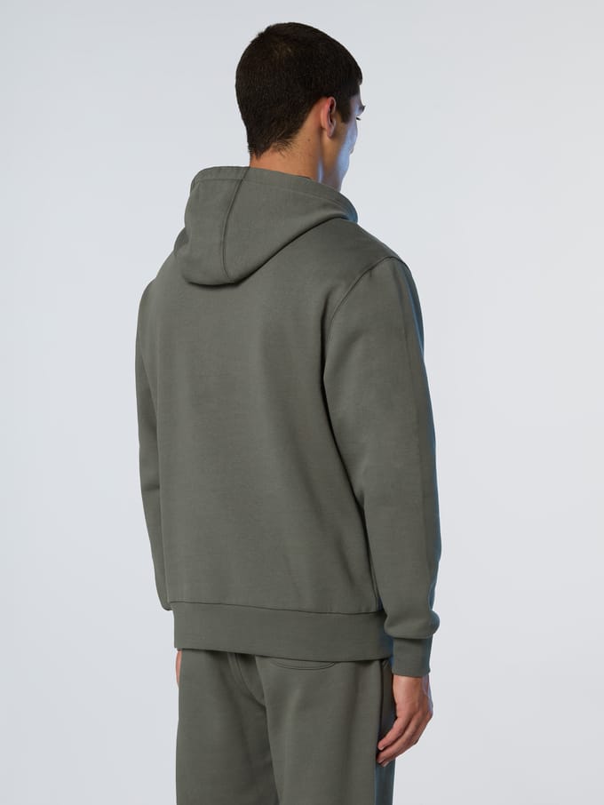 North Sails Hoodie Met maxi logo print