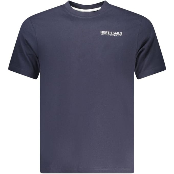North Sails Blauwe Katoenen Heren T-Shirt
