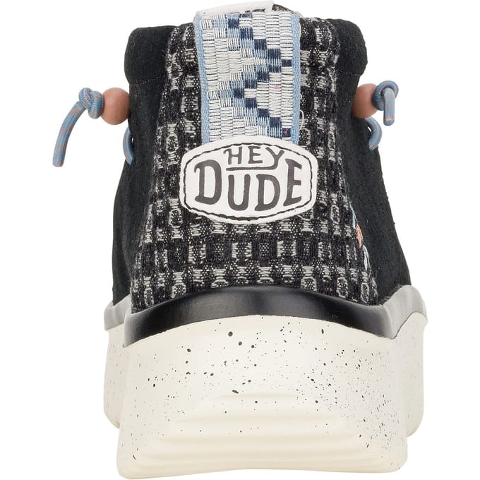 HEYDUDE Wendy Peak Hi Suede Vrouwen Zwart Laarzen