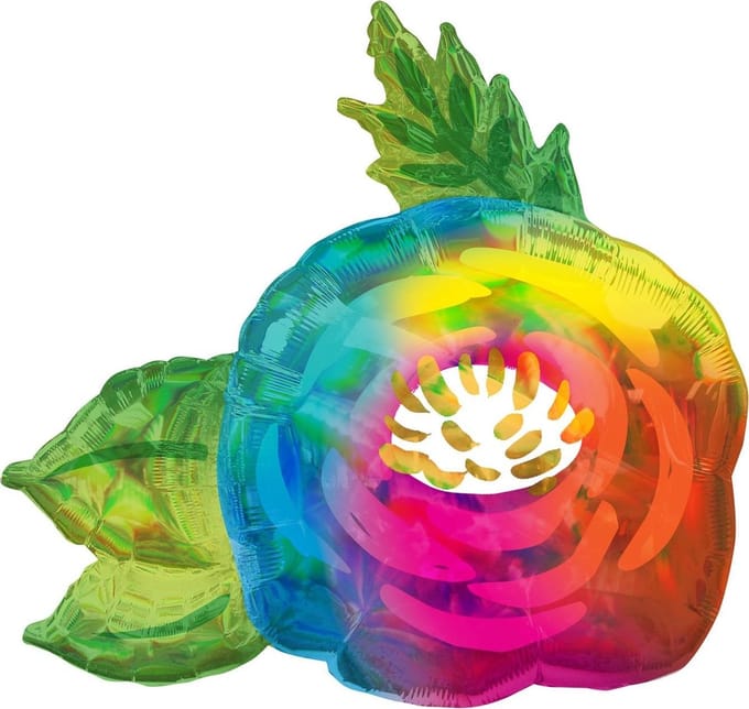 Amscan Folieballon Beautiful Flower 76 X 73 Cm Groen/multicolor
