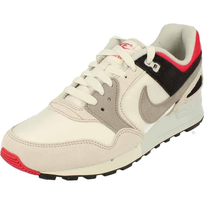 Air Pegasus 89 lage herenschoen Swan/medium grijs/rose koraal/zwart
