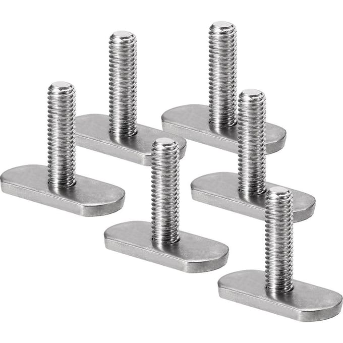 6 stuks kajakrails schroeven bouten hardware onderdelen voor kajak kano boot gray