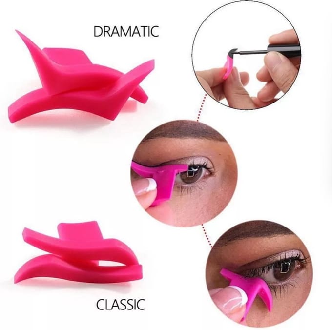 2 Paar Set - Eyeliner Sjablonen - Stempel - Eyeliner hulp - Eyeliner tool - Herbruikbaar - LOUZIR