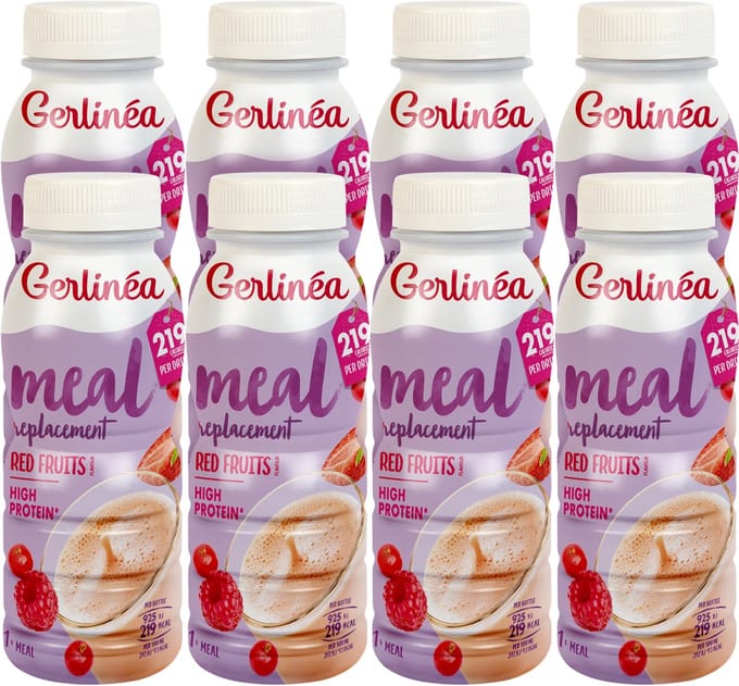 Gerlinea Maaltijdvervanger - Afslankdrink - Rode Vruchten - 8 x 236 ml