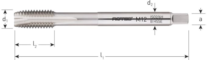 HSSE OPTI M.Tap DIN 376-B M16 x 2,0 - 321.1600B
