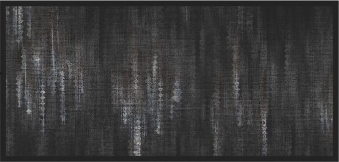 MD Entree - Design mat - Universal - Iceland Anthra - Vloerkleed - Antislip - Machine wasbaar - 67 x 150 cm