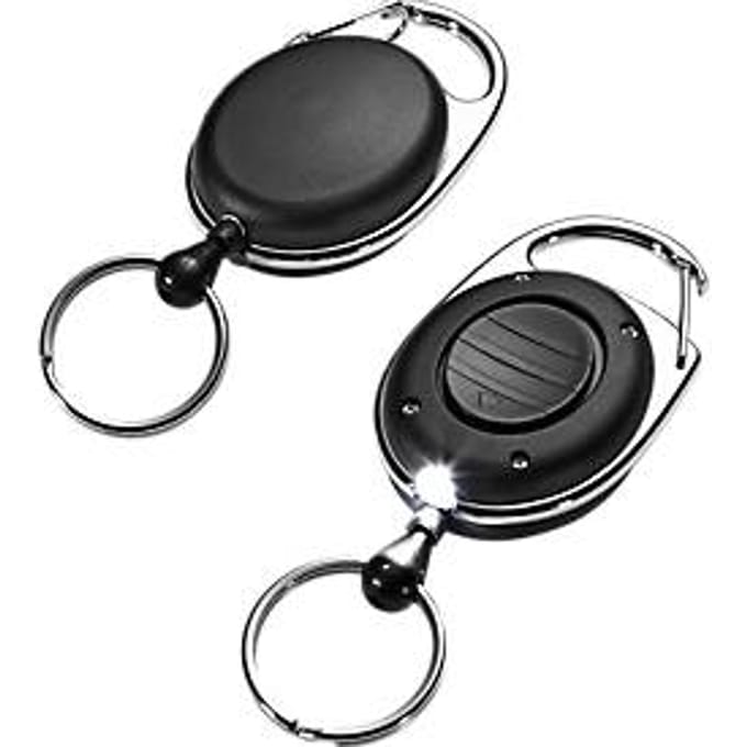 Afrolmechanisme Durable 8198 met ring + lampje 800mm zwart