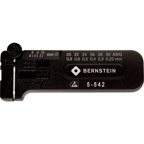 BERNSTEIN Tools for Electronics 5-542 Bernstein Werkzeugfabrik Draadstripper ESD Geschikt voor: PVC-draden 0.25 tot 0.8 mm