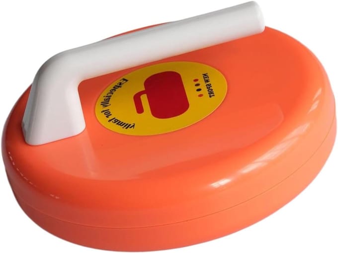 Bureauschaatsen Set - Spel Pucks - Indoor Spel - Stevige Constructie - 11 cm - Oranje