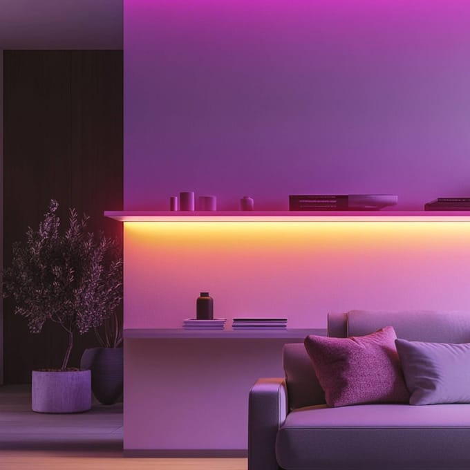 Calex Smart LED Strip - 5M, Slimme Lichtstrip, RGBIC+CCT, App bedienbaar, Binnengebruik, 24W