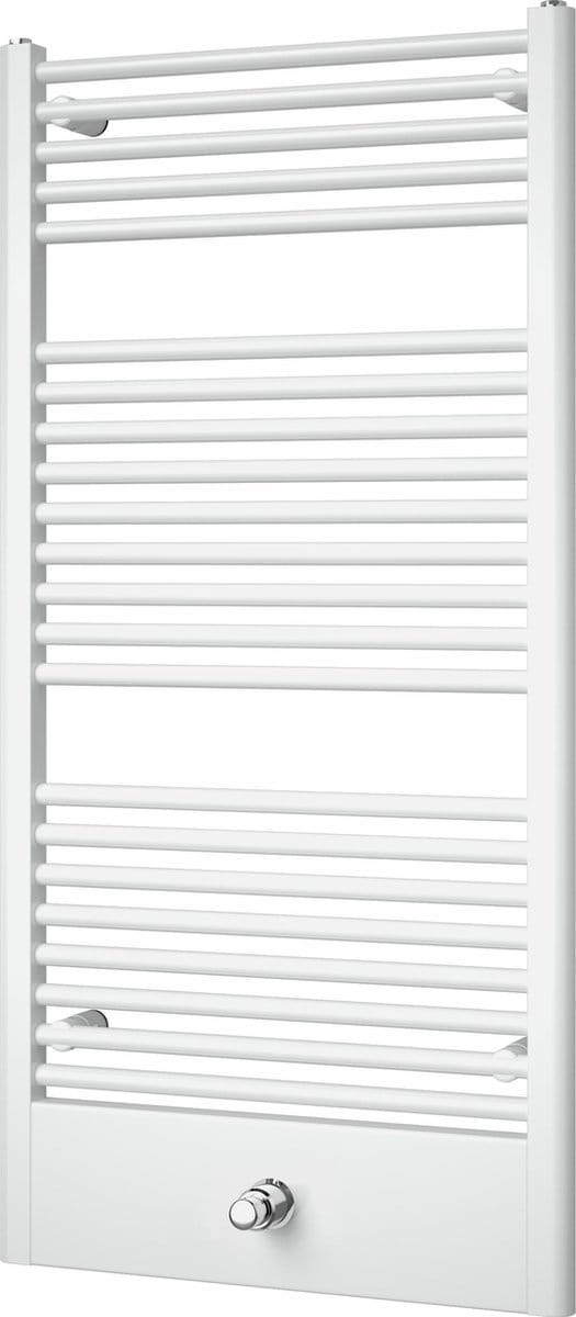 Plieger Lucca Designradiator – Handdoekradiator – 77.5 cm x 60 cm – 415 Watt – Wit