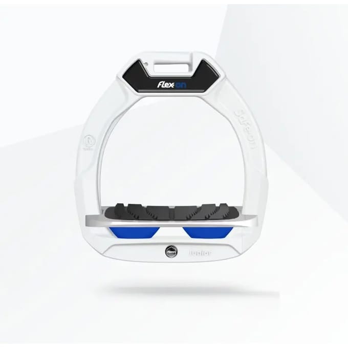 Veiligheidsstijgbeugels Schuin Grip Wit/Grijs/Blauw kind Flex-On Safe-On