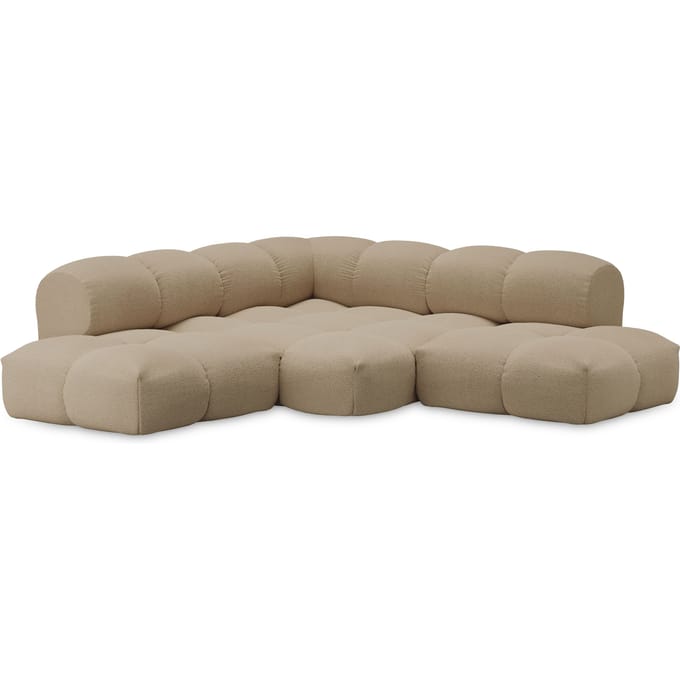 Objekte unserer Tage zander Sofa Design 10 (4 -zit) - Hug Me 071 Sand