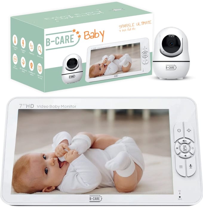 B-Care Baby Sparkle Ultimate Babyfoon - 7 Inch