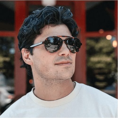 Vallon Elmore Zonnebril (Maat - OS, Kleur - Dark Tortoise / Polarized)