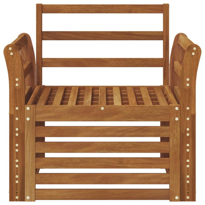 vidaXL - Buiten - bank - set - Massief - Acacia - Hout
