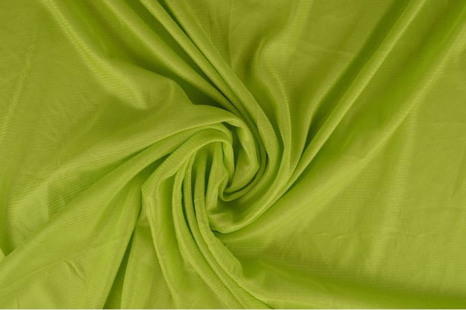 15 meter tricot voering - Limoengroen - Stretch voering - 160cm breed