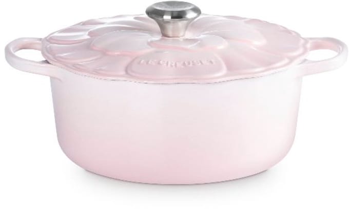Le Creuset Braadpan Signature 26 Cm Bloesem Shell Pink