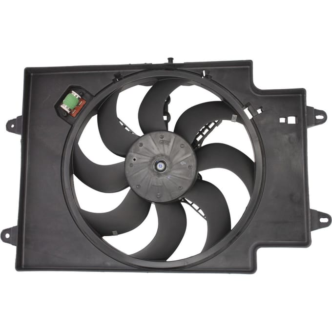 Koelventilatorwiel, motorkoeling DENSO DER01001