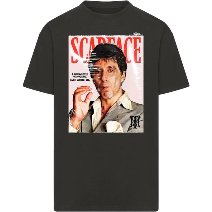 Oversized T-shirt Merchcode Scarface Magazine Cover