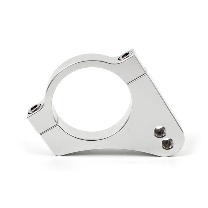 CNC aluminium moto 54mm fourche direction amortisseur montage pince Tube support x1 white