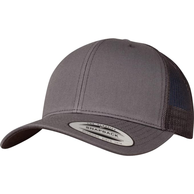 Flexfit Merch Retro Trucker Pet Grijs