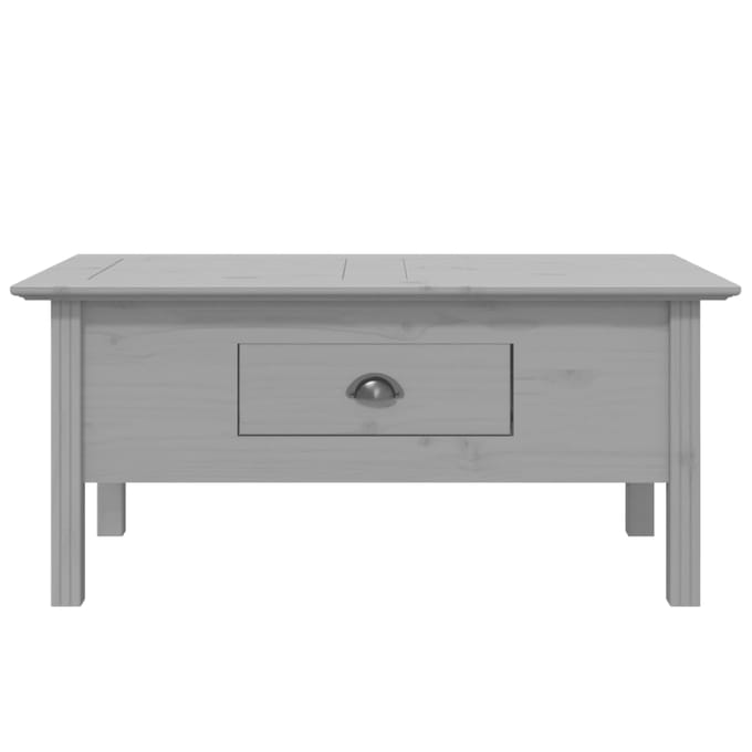 vidaXL - Salontafel - BODO - 100x55x46 - cm - massief - grenenhout - grijs