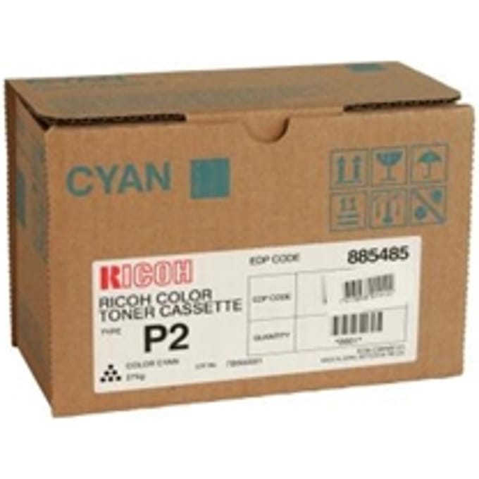 Ricoh type P2 toner cartridge cyaan (origineel)