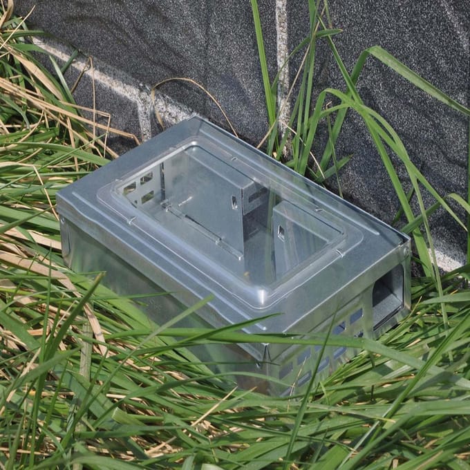 Huishoudelijke Grote Muizenval Automatische Continue Muizenval Herbruikbare Rattenvallen Vanger Doder Muizen gray