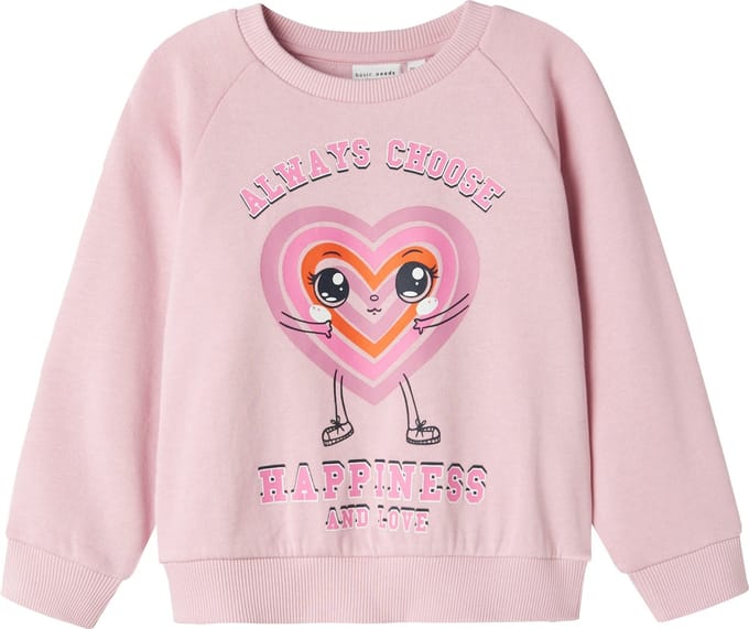 NAME IT NMFVENUS LS NREG SWEAT BRU Meisjes Trui - Maat 92