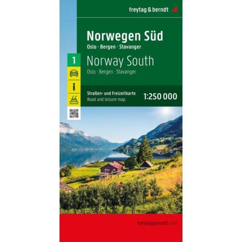 F&B Wegenkaart Noorwegen 1 - Zuid - Oslo, Bergen - F&B Wegenkaarten