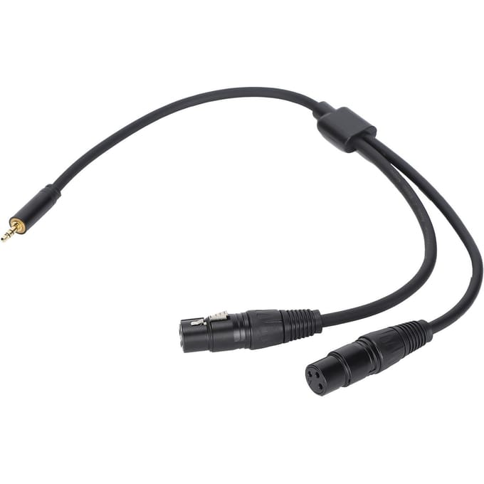 JORINDO Dubbele XLR vrouwelijk naar 3,5 mm 18 inch mannelijke jackkabel YSplitteradapter patchkabel